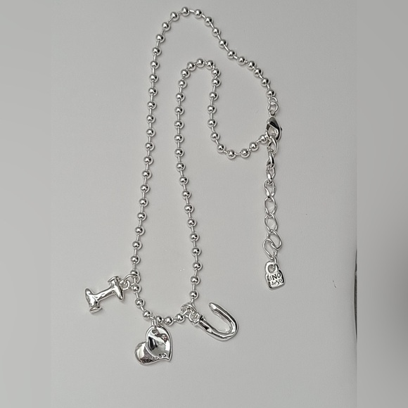 Uno de 50 Necklace • I LOVE U • Silver plated - Picture 7 of 12